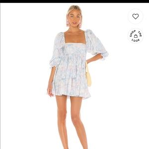 Selkie Monet puff sleeve dress